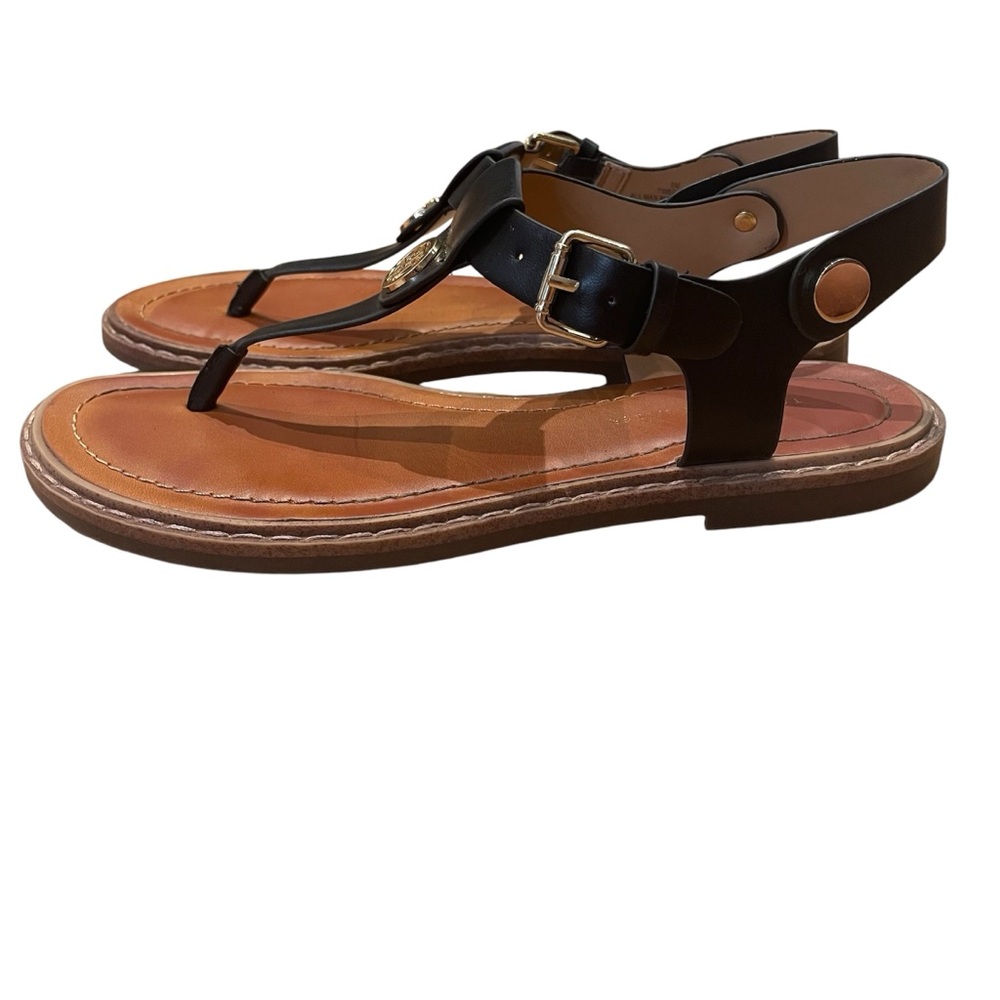 Tommy Hilfiger dress sandals for black and brown